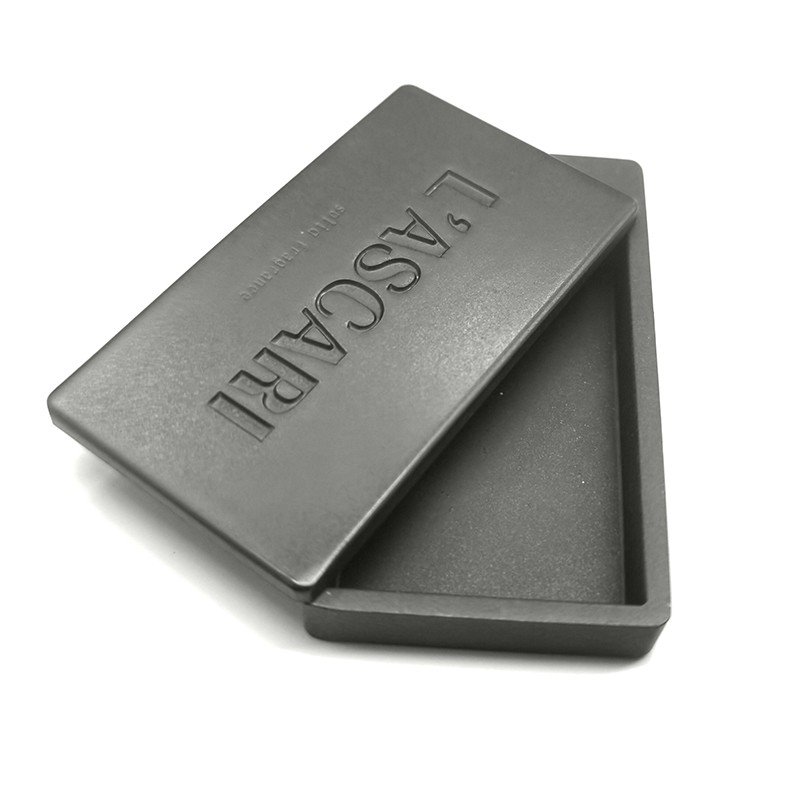 BT10547Custom Embossed Logo Magnetic Refill Vintage Solid Perfume Box/Compact Cosmetic Tin Box