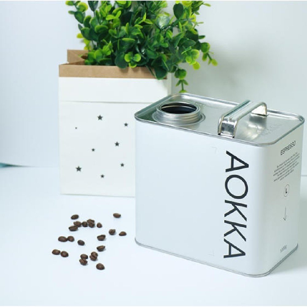 BTCF105721 2026 New One-Stop Service Custom Round Metal Tea Tin Can Canister Coffee Sugar Spice Tin Jar Metal Packaging Box Coffee Tin Can