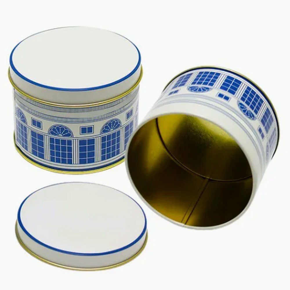 BT014715 Custom 4 Oz Food Tinplate Packaging Metal Box for Wholesale/Leak Proof Large Tin Can/Food Tin Can/Christmas Tin Containers/Storing Biskuit Tin Box