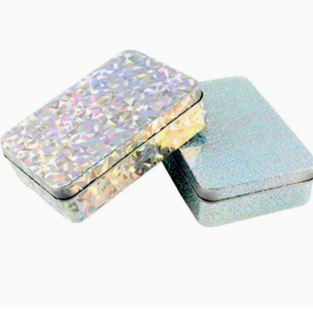 BT01721 Factory Custom Printing Tinplate Containers Rectangle Flat Metal Tin Packaging Colored Pencil Tin Box