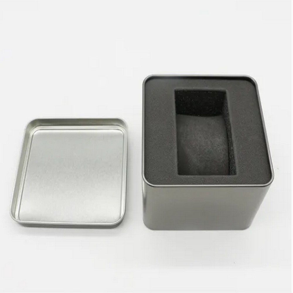 BT0282 Custom Metal Tin Can Manufacturer Food Storage Coffee Tea Cookie Metal Pepper Box Price China Square Tin Box Wholesale Snus Can