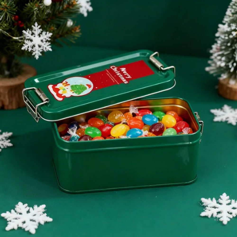 BT10324 Customized Wholesale Food-Grade Lockable Empty Tiramisu Tins with Lockable Lids Suitable for Cakes Candies Desserts and Tins in Stock with High Quality