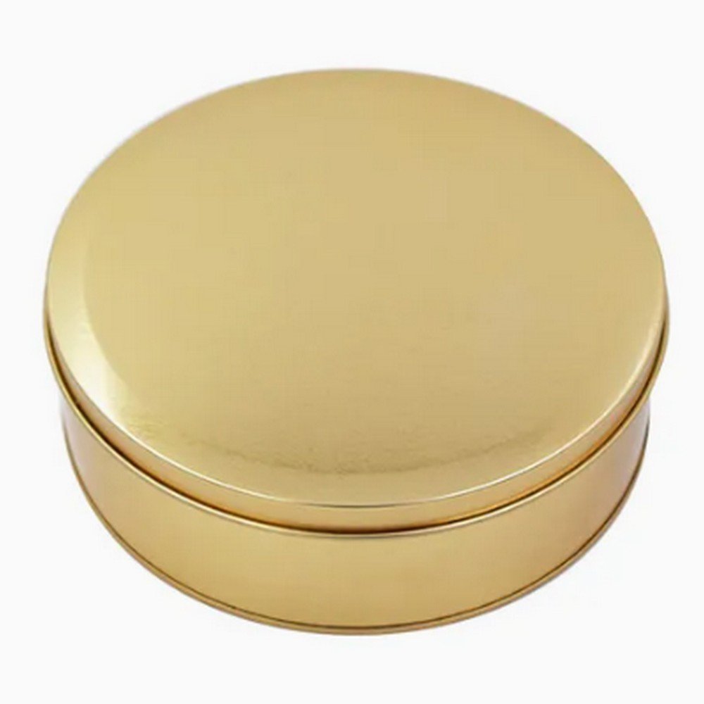 BTC2012 Wholesale Round Metal Cookie Tin Box Cheap Price 170X70mm 190X35mm 190X58mm Food Can for Chocolate Cake Candy