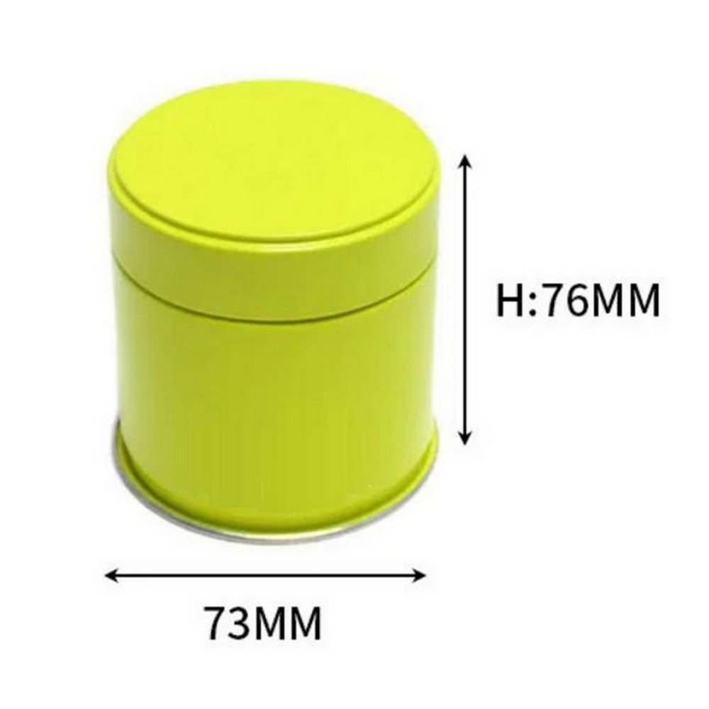BTM1911 Custom 30g 80g 100g Matcha Tea Tin, Airtight Metal Storage Empty Can for Premium Tea Packaging