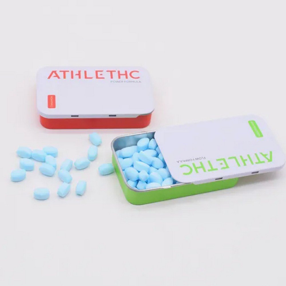 BTP071537 Food Grade Slide Top Aluminium Tin Box for Pill & Mint Candy Storage