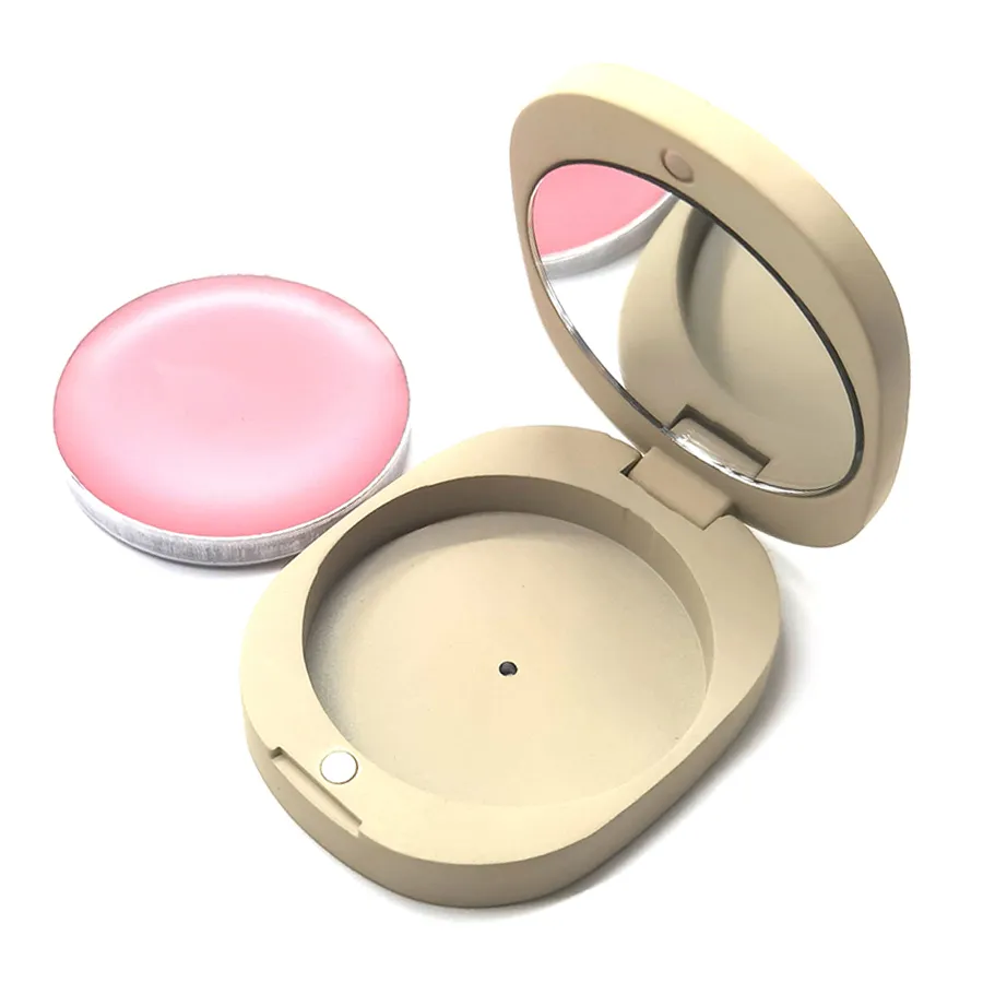 BT4013 Fast Delivery Magnetic Swivel Antique Solid Perfume Tin Box with Lid Square-Shaped Metal Gift Box for Cosmetic Tin Can/Box